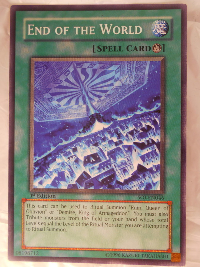 Yu-Gi-Oh loitsu End Of The World