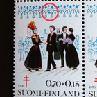 1976 Tuberkuloosi numerokuusilo kuvakevirheellä ** - pikkukuva 2