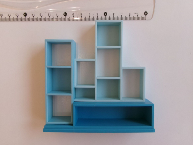 Nukkekoti Lundby hyllykkö