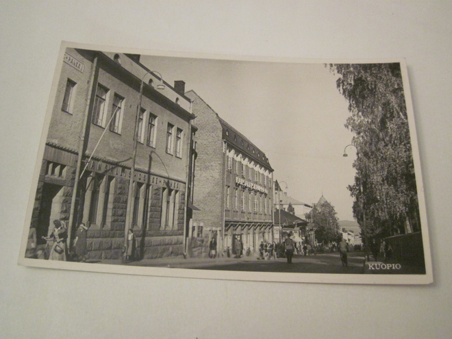 VANHA Postikortti Kuopio 1950-l Alkup.Mallikappale