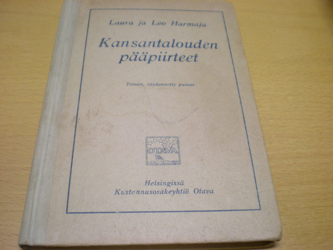 Laura ja Leo Harmaja: Kansantalouden pääpiirteet