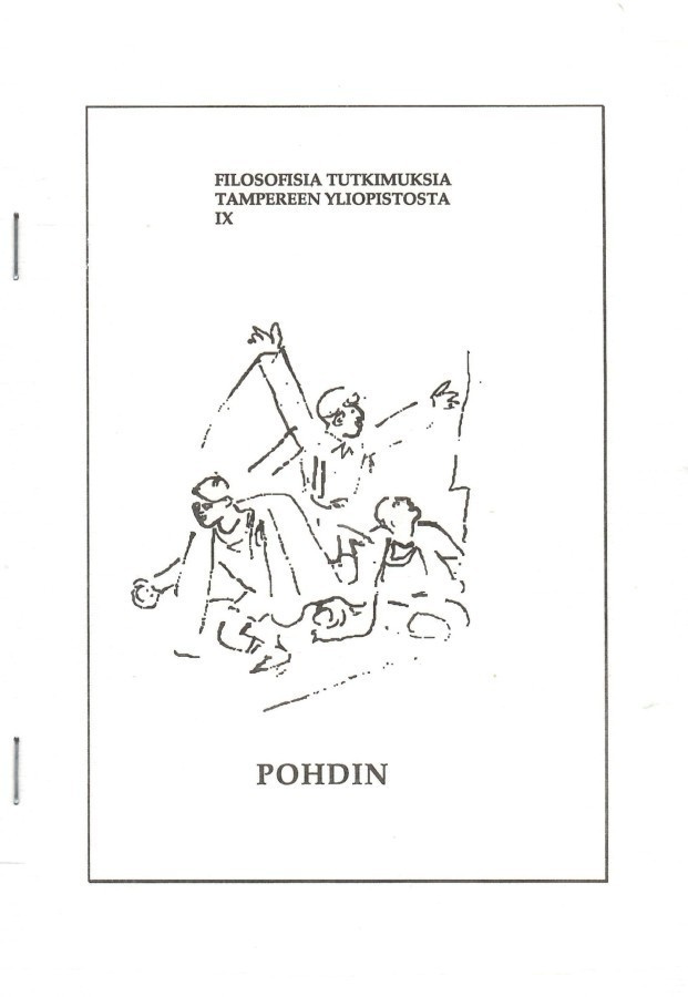 Pohdin 3. Filosofisia tutkimuksia Tampereen yliopistosta IX