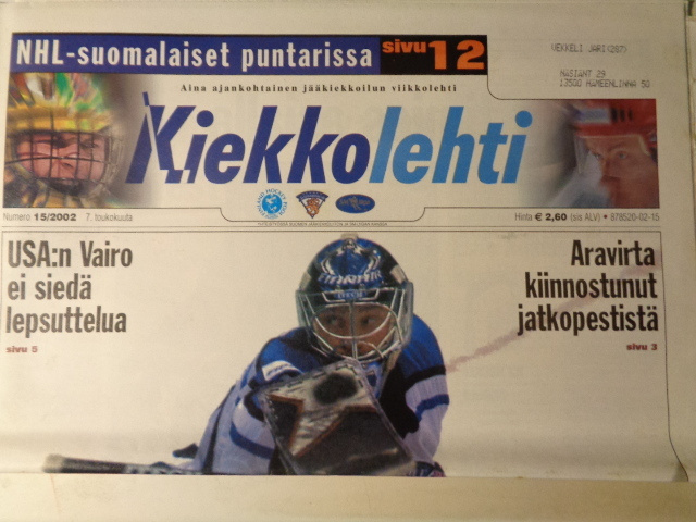 kIEKKOLEHTI nRO 15/2002 (12.12)