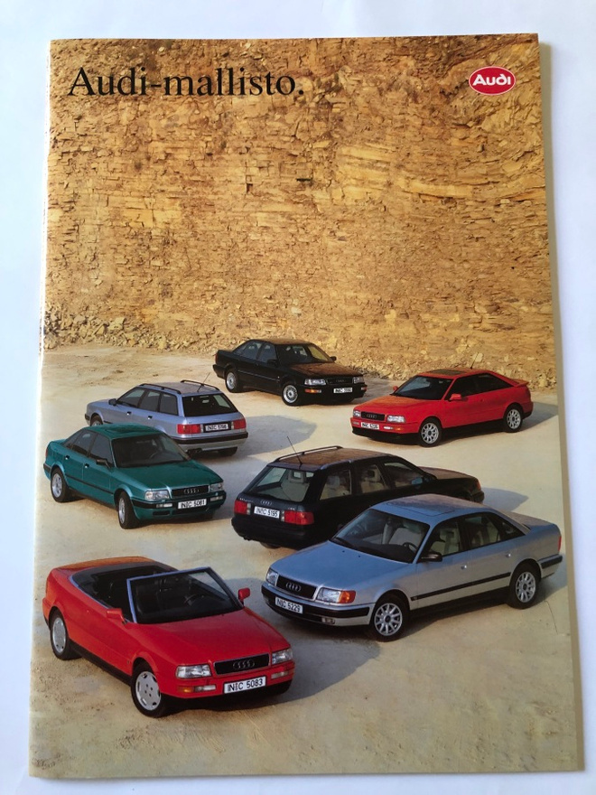 Myyntiesite - Audi mallisto - 3/1993