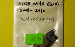 Apple MacBook 13" A1278 2008 2009 2010 WiFi WLAN BT kortti