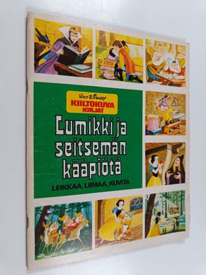 Lumikki ja seitsemän kääpiötä : Leikkaa, liimaa, kuvita