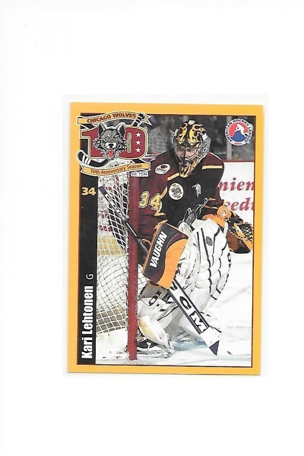 2003-04 Chicago Wolves #34 Kari Lehtonen Farmi MV