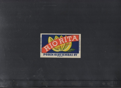 PORIN OLUTTEHDAS RIO RITA Etiketti