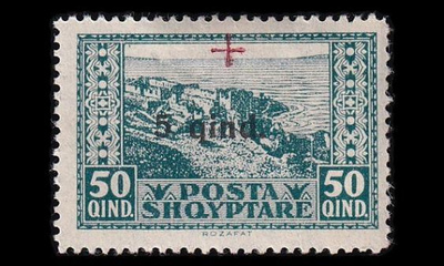 Albania 99 * Punainen Risti 50 + 5 Q (1924)