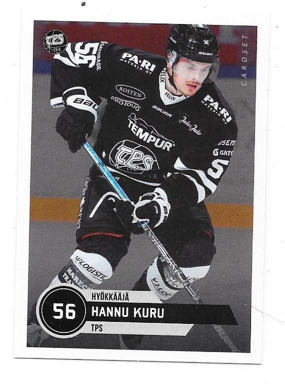 2020-21 CardSet #168 Hannu Kuru TPS