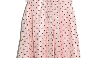 H&M - VAALEANPUNAINEN KULTAPALLOMEKKO - koko 116