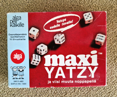 Maxi Yatzy Alga 1984