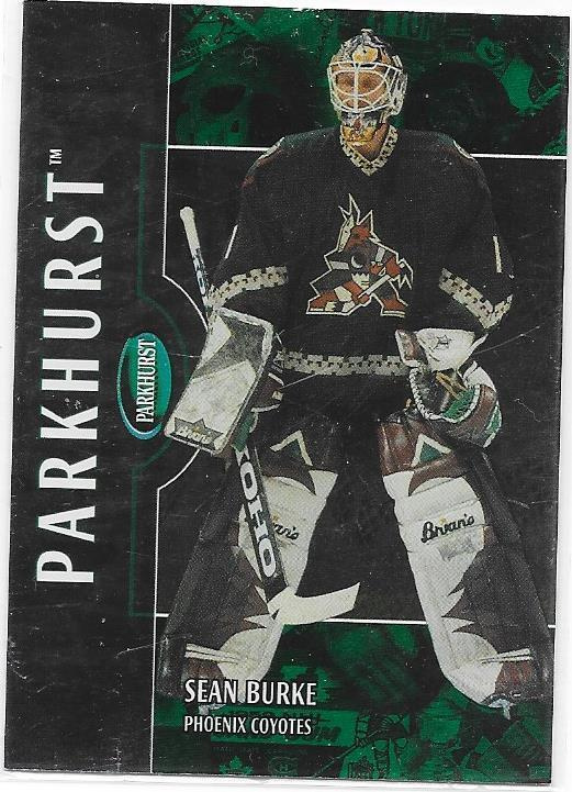 2002-03 Parkhurst #166 Sean Burke Phoenix Coyotes MV