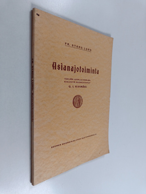 Fr. Stang Lund : Asianajotoiminta