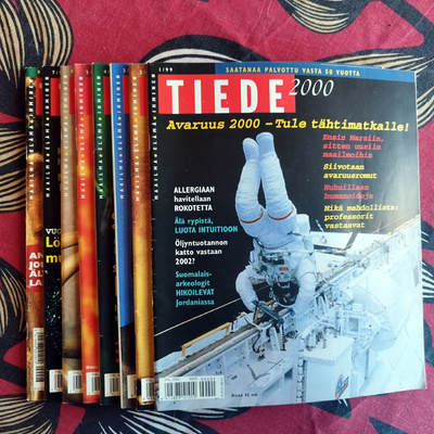 Tiede 2000 - lehden vuosikerta 1999 (1 - 8)