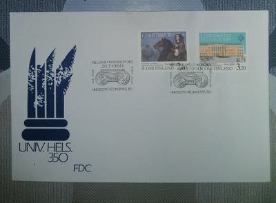 1990  Hkin yliopisto 350v FDC