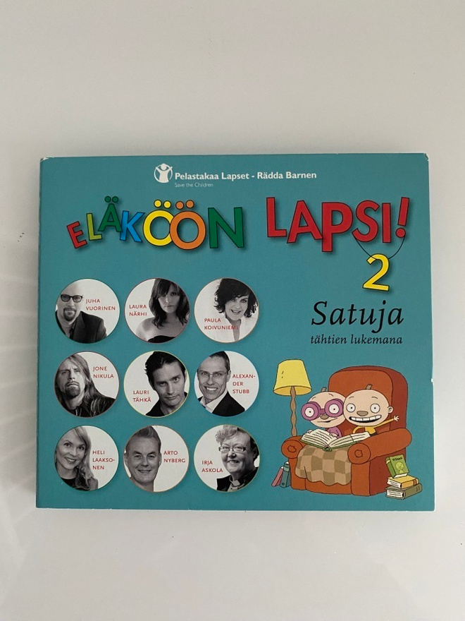 Eläköön lapsi 2 – satuja tähtien lukemana - äänikirja – CD 
