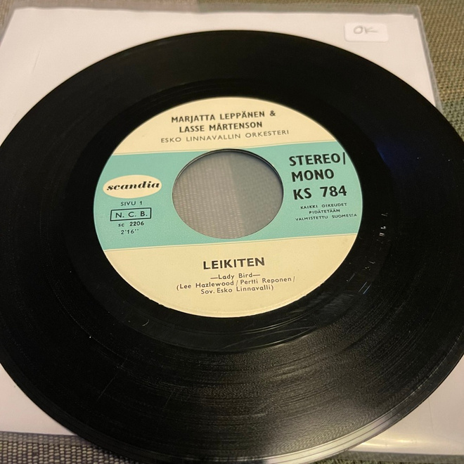MARJATTA LEPPÄNEN * LASSE MÅRTENSON: Leikiten * … *FIN 1968