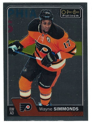 16-17 O-Pee-Chee Platinum #105 Wayne Simmonds