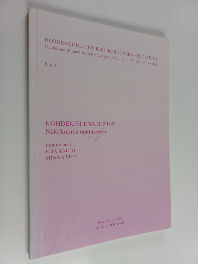 Eija Aalto ym. : Kohdekielenä suomi - näkökulmia opetukseen