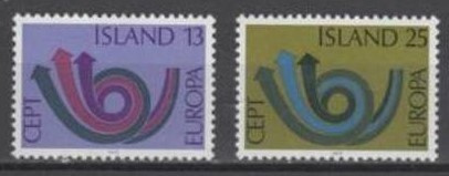 (S0956) ICELAND, 1973 (Europa). Mi ## 471-472. MNH**