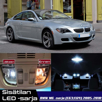 BMW M6 (E63/E64) Sisätilan LED-sarja 13-osainen