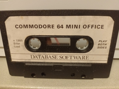 Commodore 64 mini office, kasetti, L, rare