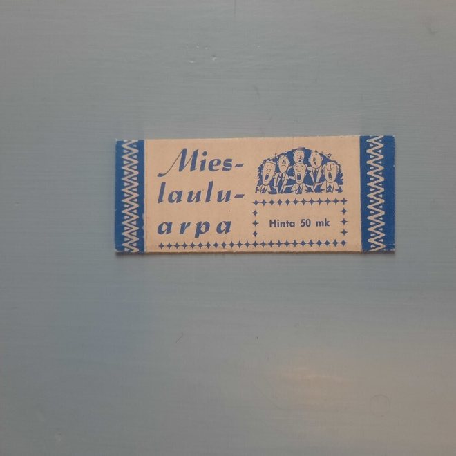 arpa Mieslauluarpa 50mk, Haminan mieslaulajat