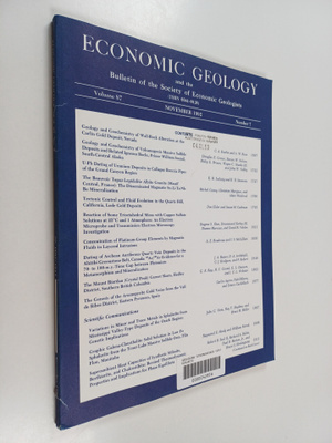 Economic geology and the bulletin of the society of econo...