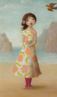 Stephen Mackey: Tytöllä simpukoita (taittokortti)