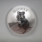 2020 1oz Quokka hopeakolikko - pikkukuva 1