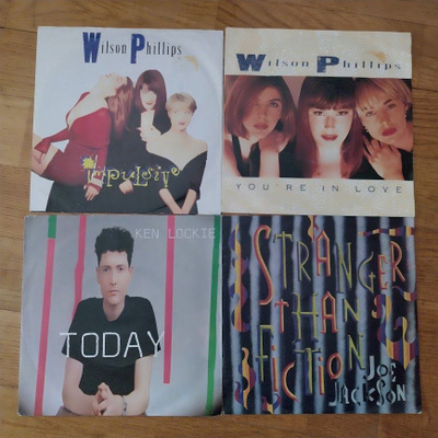 4 kpl Sinkkuja 70/80-luku Ulkoilaisia mm Wilson Phillips