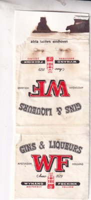 WF Gins & Liqueurs, Holland ,    e119