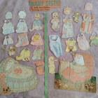 Paperinuket Baby Sisters 4 kpl 1940-luku - pikkukuva 1