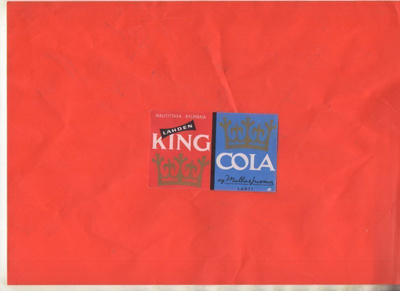Mallasjuoma Lahti KING COLA Etiketti