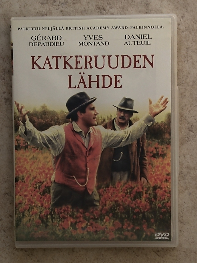Katkeduuden lähde (1986), DVD. Gérard Depardieu