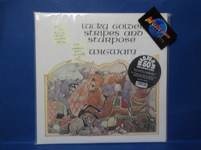 WIGWAM - LUCKY GOLDEN STRIPES AND STARPOSE M-/M- LP