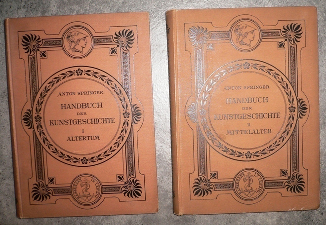 Anton Springer : Handbuch der Kunstgeschichte I - II  1895