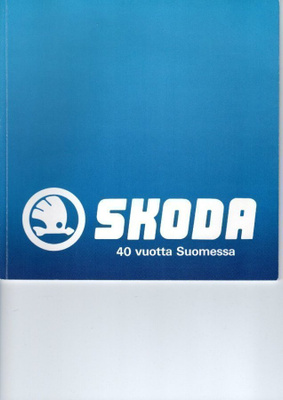 Skoda 40 vuotta Suomessa -kirjanen, 1988