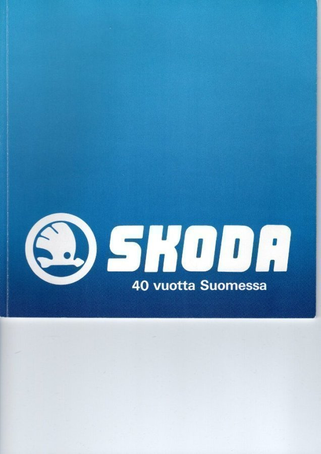 Skoda 40 vuotta Suomessa -kirjanen, 1988