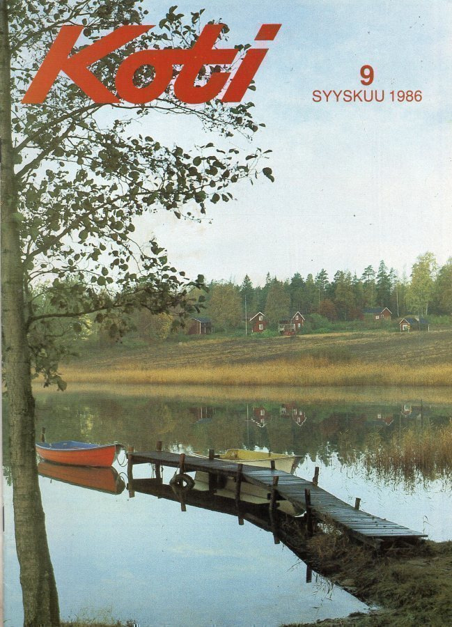 Koti n:o 9 1986 Haukiputaa. Damastiliina. Rotalalle ansa.