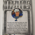Dalibor Dvorsky 2025-26 UD Series 1 Dazzlers Orange - pikkukuva 2