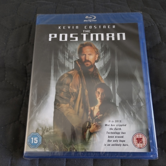 The Postman Blu-ray **muoveissa**