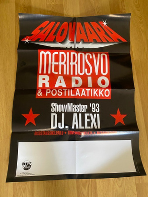 Salovaara Merirosvoradio & Postilaatikko juliste