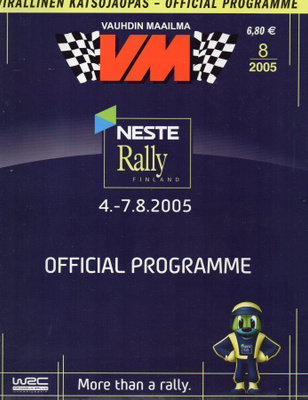 Vauhdin Maailma n:o 8 2005 Neste-Rally. WCR-teamit ja-kuljet