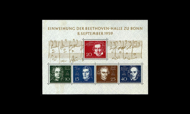 Saksa 315-9BL2 ** Beethoven (1959)