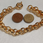 21k kullattu Kanadalainen papu rannekoru Gold plated - pikkukuva 2