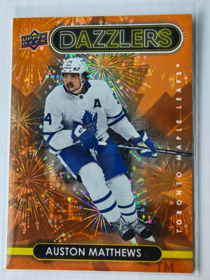 Auston Matthews 2021-22 UD Series 2 Dazzlers