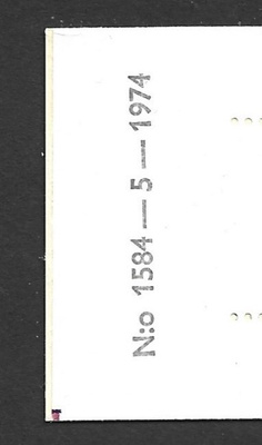 Automaattivihko AV 7 J ov2 1584-5-1974 yEG ohjausviiva 2