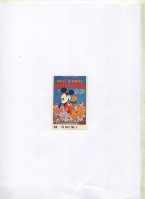 Purkkakuva DISNEY n:o 13 Purukumikuva